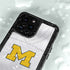 University of Michigan White Jersey iPhone 15 Pro Waterproof Case